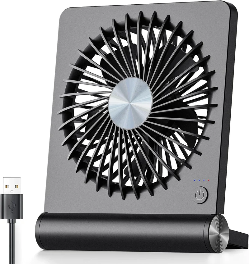 BreezeQuiet - Ultra-stille compacte tafelventilator voor een vredige luchtstroom