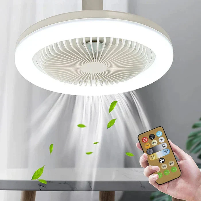 Plafondventilator met LED-verlichting en afstandsbediening