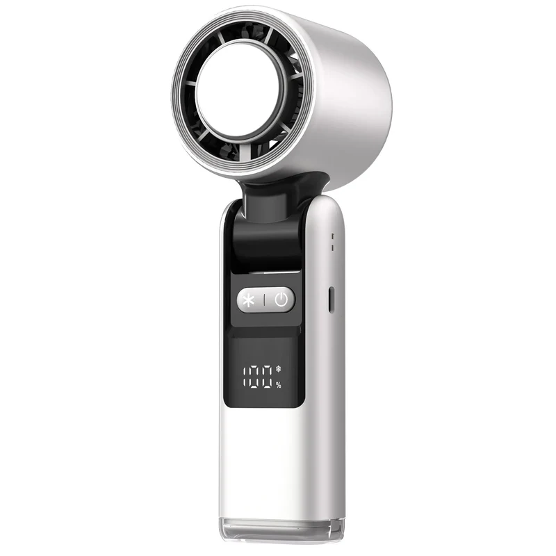HandyFan Pro - Draagbare Opvouwbare Ventilator met Digitale Weergave en 4000mAh Batterij