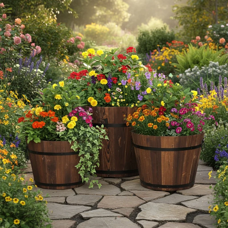 Plantenbak Buiten Robuust Design Voor Bloemen En Planten