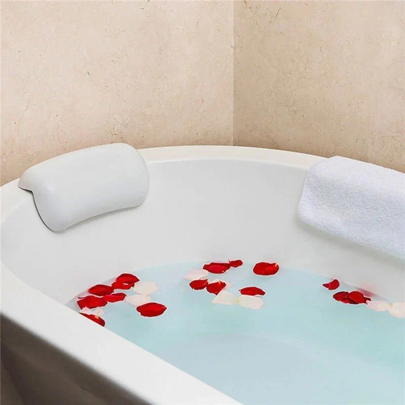 Ergonomisch Badkussen met Zuignappen Waterbestendig Neksteun voor Bad Spa Wellness Comfort Ontspanning | Sansoti