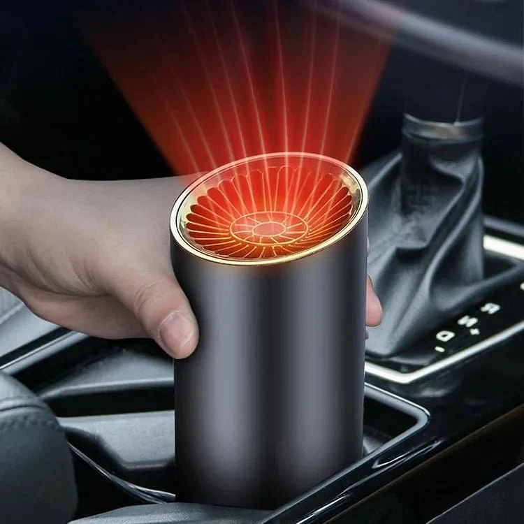 Compacte 12V Autoverwarming 360° Draaibaar Bekerontwerp Snelle Verwarming Ventilatie Auto Interieur Verwarmingsapparaat | Sansoti