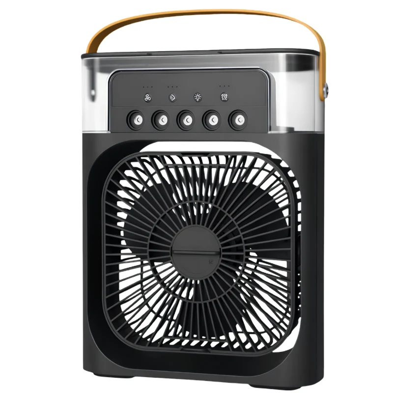 Draagbare Luchtkoeler met Luchtbevochtiger – Mobiele USB-Ventilator met 3 Snelheden tot 10m² | Sansoti