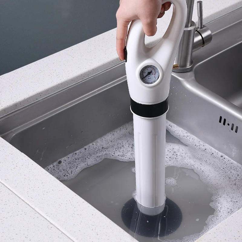Multifunctionele Rioolontstopper met Flexibel Handvat en 4 Opzetstukken