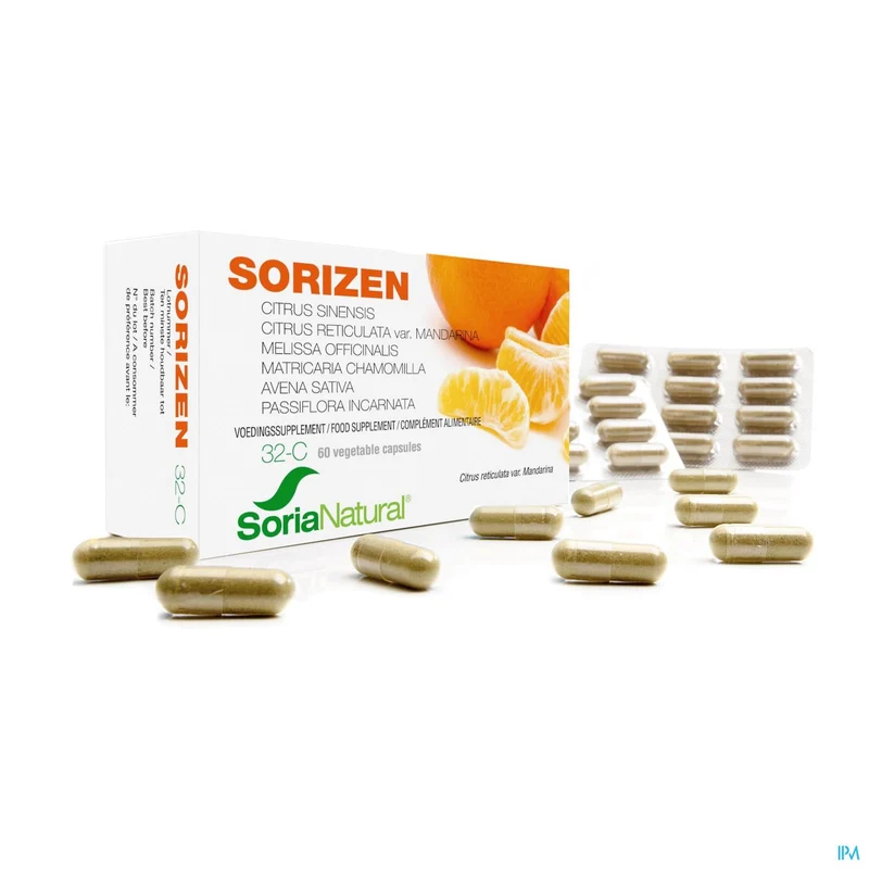 Soria Sorizen Comp 60 | Natuurlijk Supplement voor Ontspanning en Goede Nachtrust