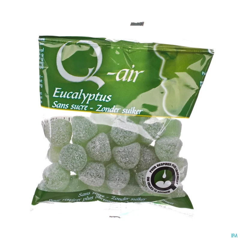Q-air Eucalyptus | 85g Suikervrije Gom | Frisse Adem