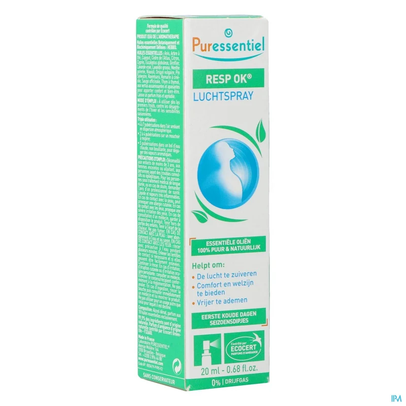 Puressentiel Ademhaling | 20ml Luchtspray | Luchtwegondersteuning