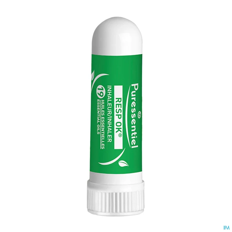 Puressentiel Ademhaling Inhalator - Natuurlijke Luchtwegverlichting met 19 Essentiële Oliën