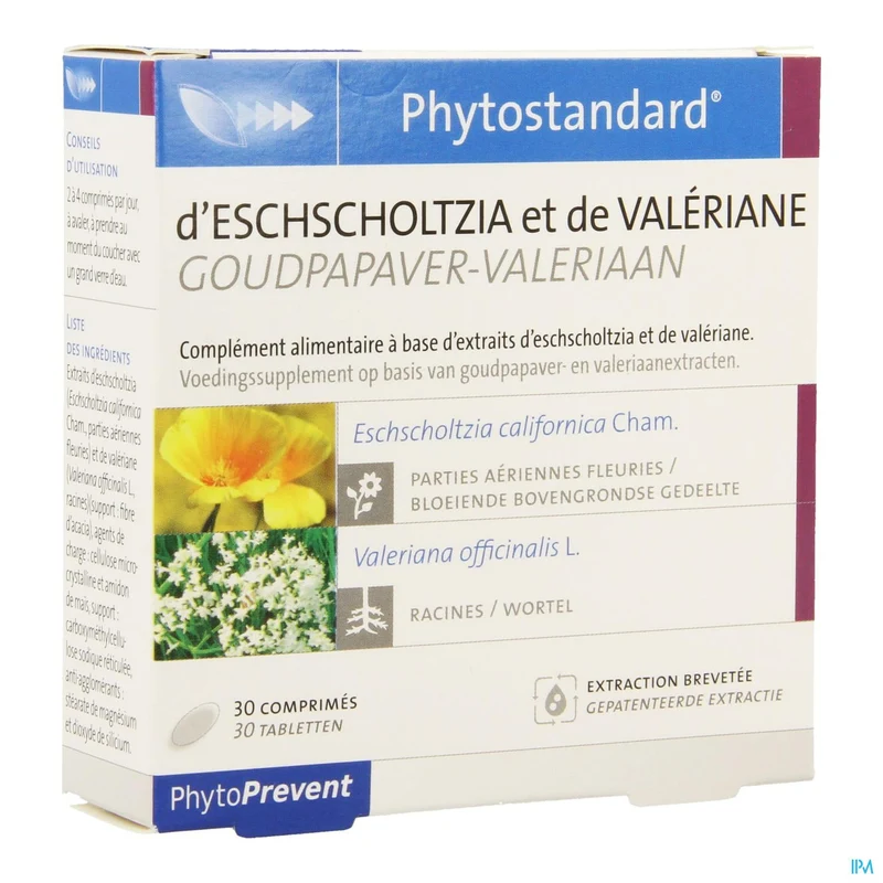 Phytostandard Goudpapaver-valerian Comp 30 Blister