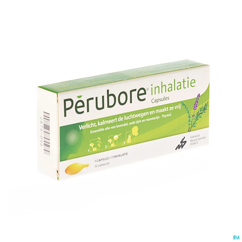 Perubore Inhalator Ess Olie Caps 15