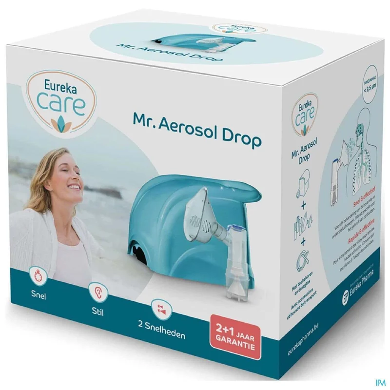 Aerosol Neb Eureka Care Mr Aerosol Drop Blauw