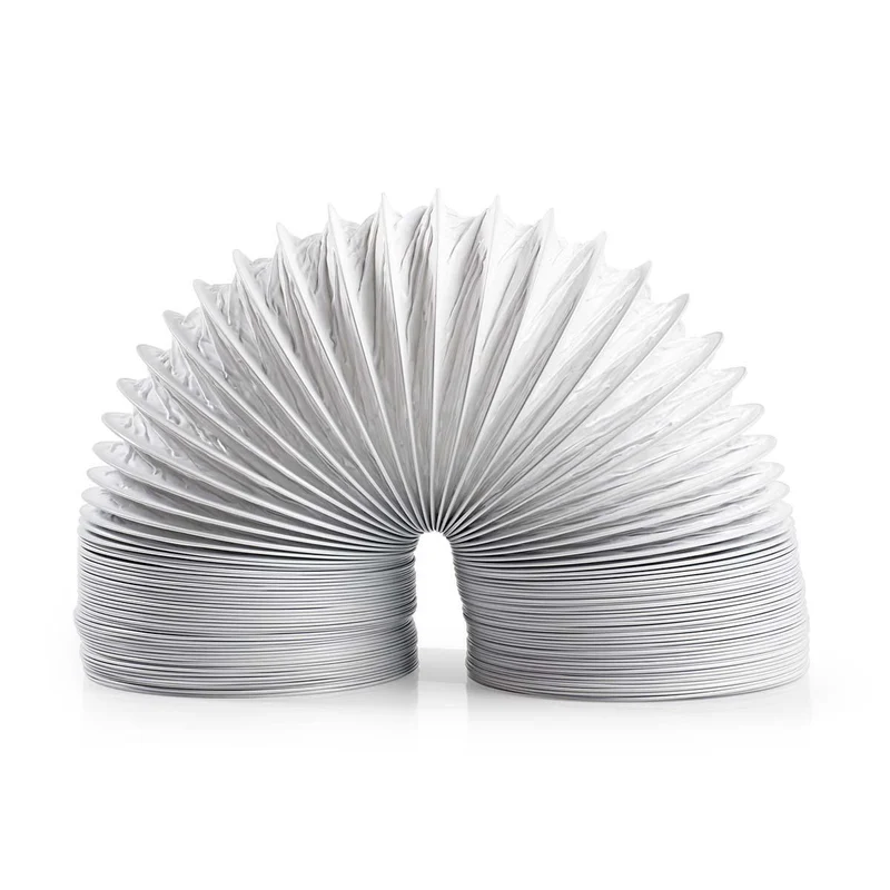 PVC Luchtafvoerslang 100 mm - 1.50m - Geschikt voor: Luchtventilatie / Wasdrogers