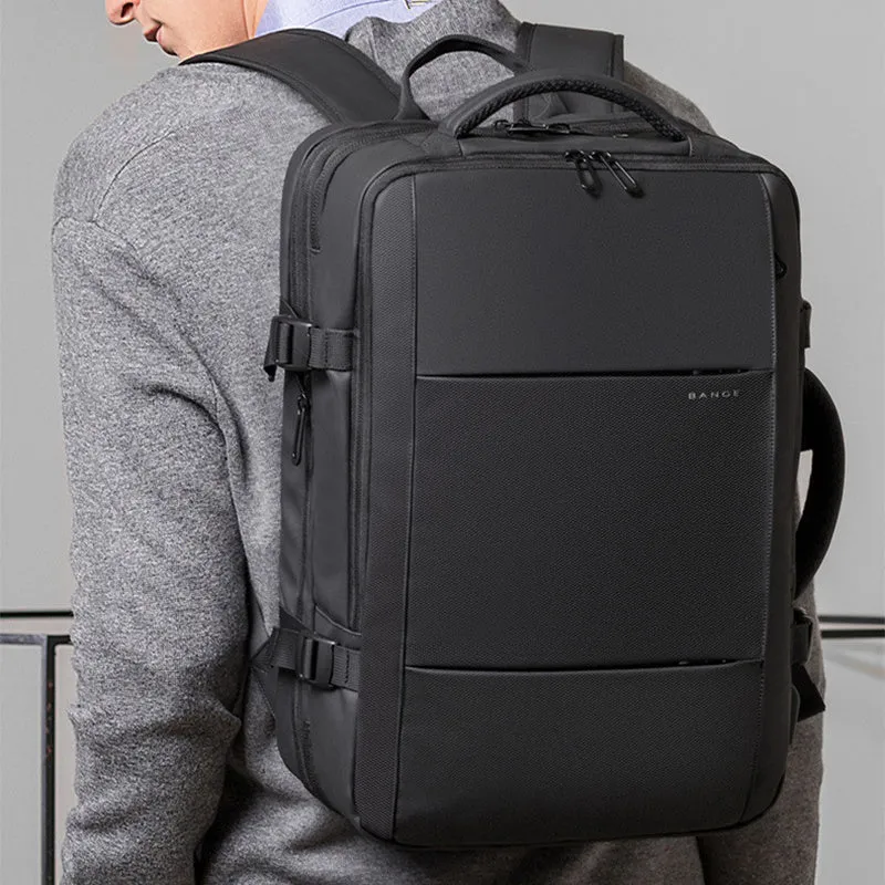 Business Casual Rugzak Zwart Blauw Groen Grijs Roze | Veelzijdige Dagrugtas voor Werk Reizen Laptop School | Premium Waterdichte Polyester Reis Backpack 15 inch Laptopvak | Ergonomische Gewatteerde Schouderbanden | Sansoti