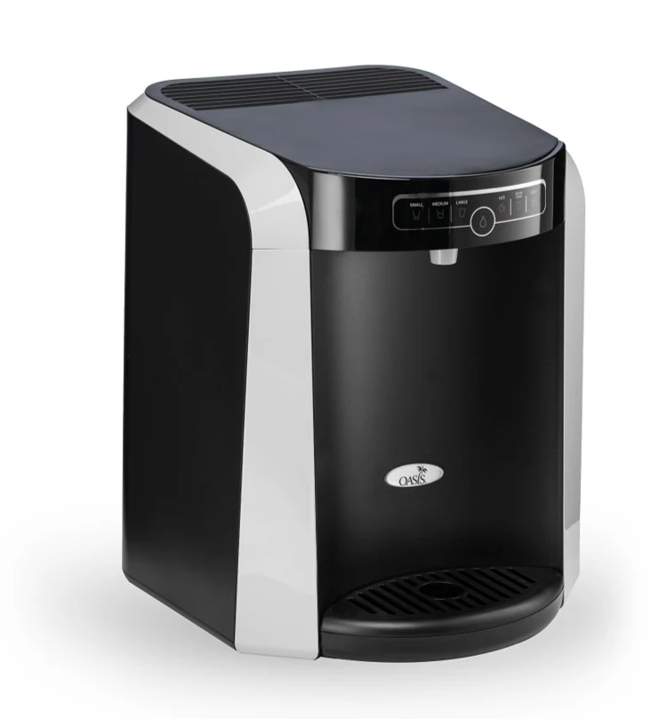 TWEEDE KANS Polaris tafelmodel leidingwaterkoeler koud/kamertemperatuur & heet water | 1 tot 10 gebruikers (5 liter/uur)