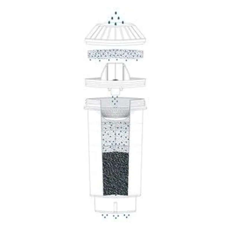 Habit Green Line Cold/Hot fleswaterkoeler, incl. watervat met filter en cupdispenser | 4,6 L/UUR