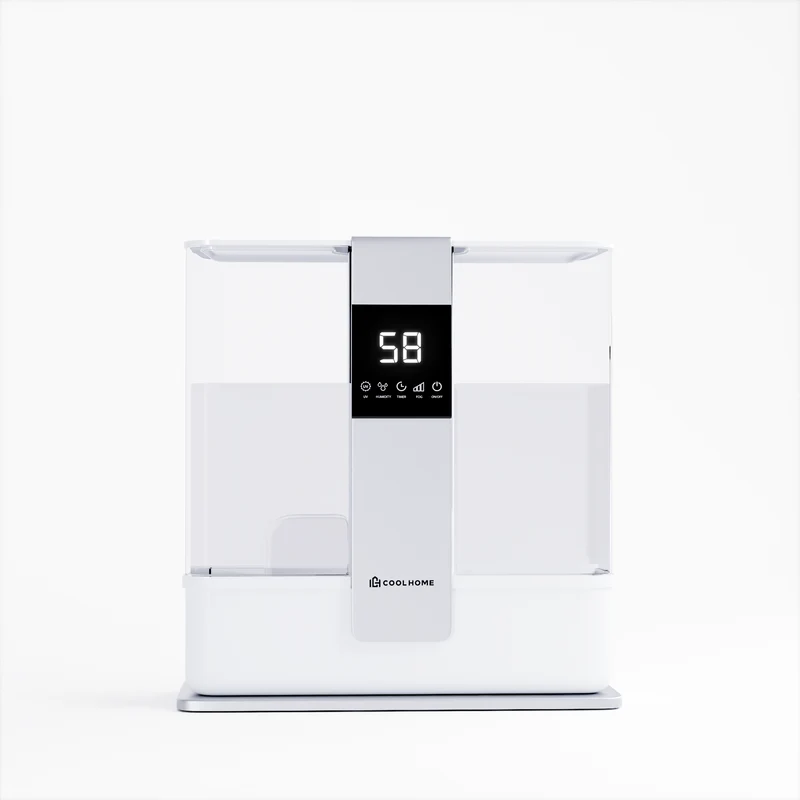 CoolHome Ultrasoon Luchtbevochtiger met Aromatherapie - wit