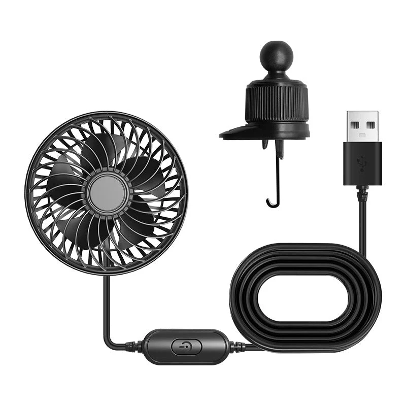Draagbare USB Ventilator Met Flexibele Houder