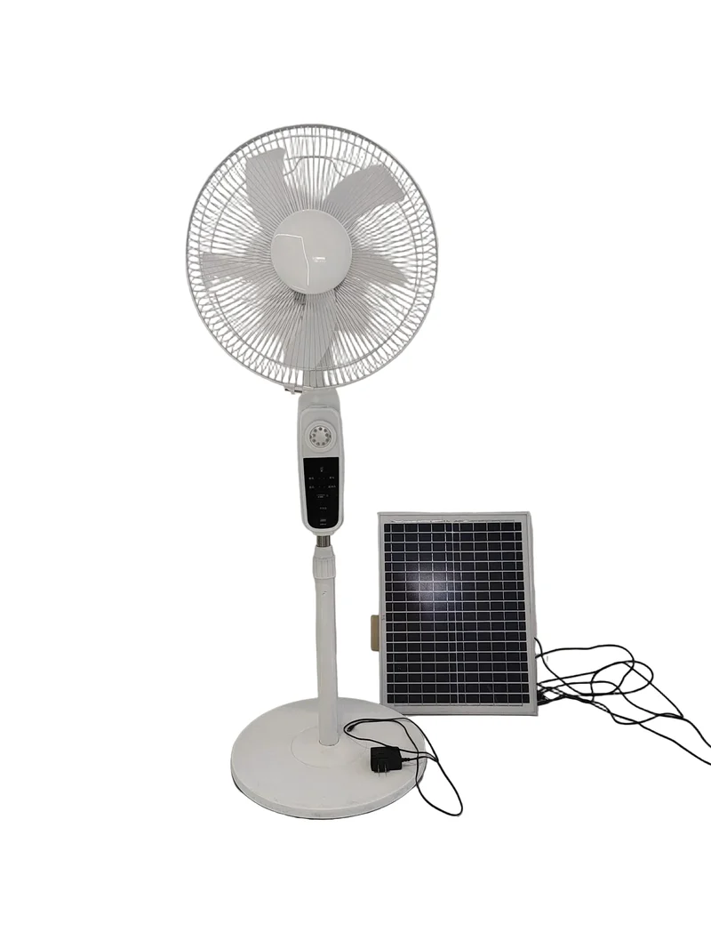 Unisex Standventilator met Zonne-energie en Smart Control