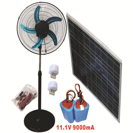 Unisex Staande Ventilator Zonne-energie Functioneel Design