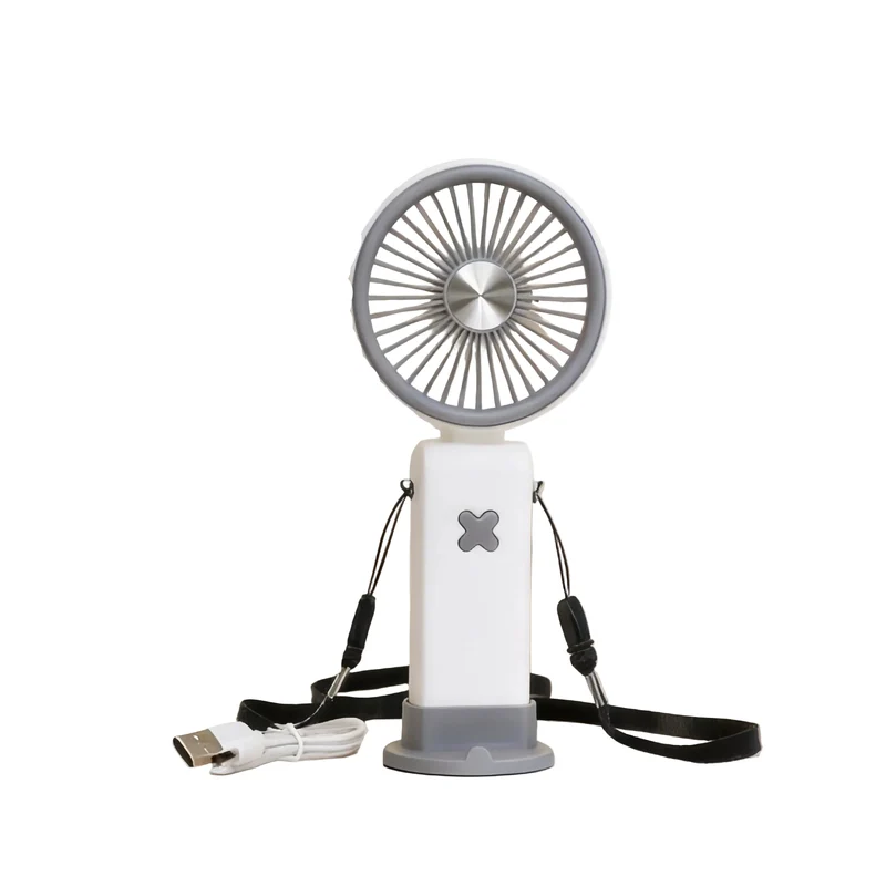 Unisex Compacte Draagbare Bureauventilator Met Verstelbare Kantelkop