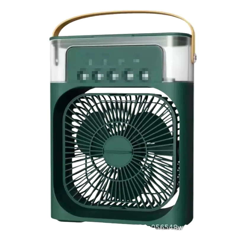 Unisex Draagbare Ventilator met Waterverneveling en Draaggreep