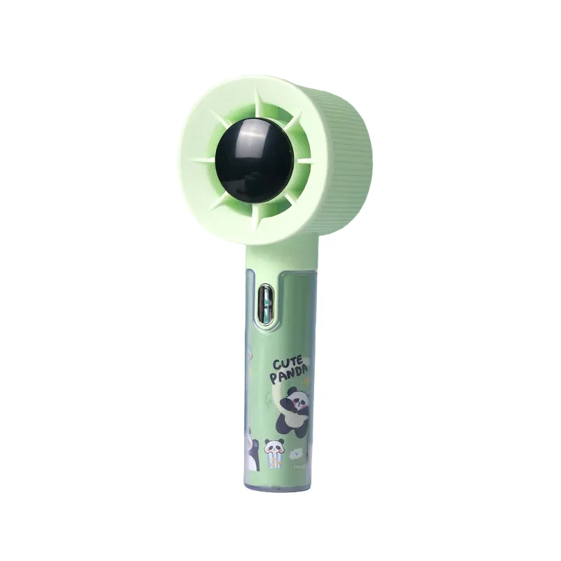 Unisex Handventilator Draagbaar Met Vochtreservoir Panda Design