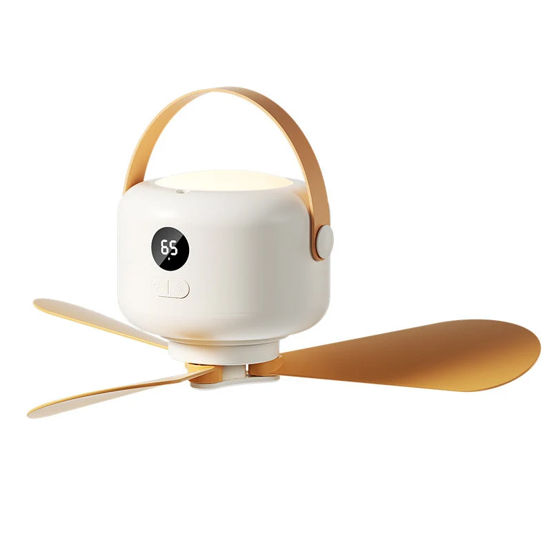 Draagbare Ventilator Met LED-licht Compact Design