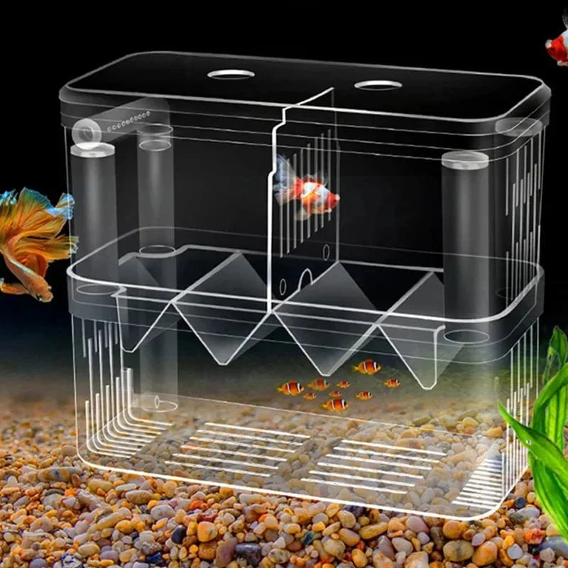 Viskweekbox Dubbellaags Transparant voor Aquaria