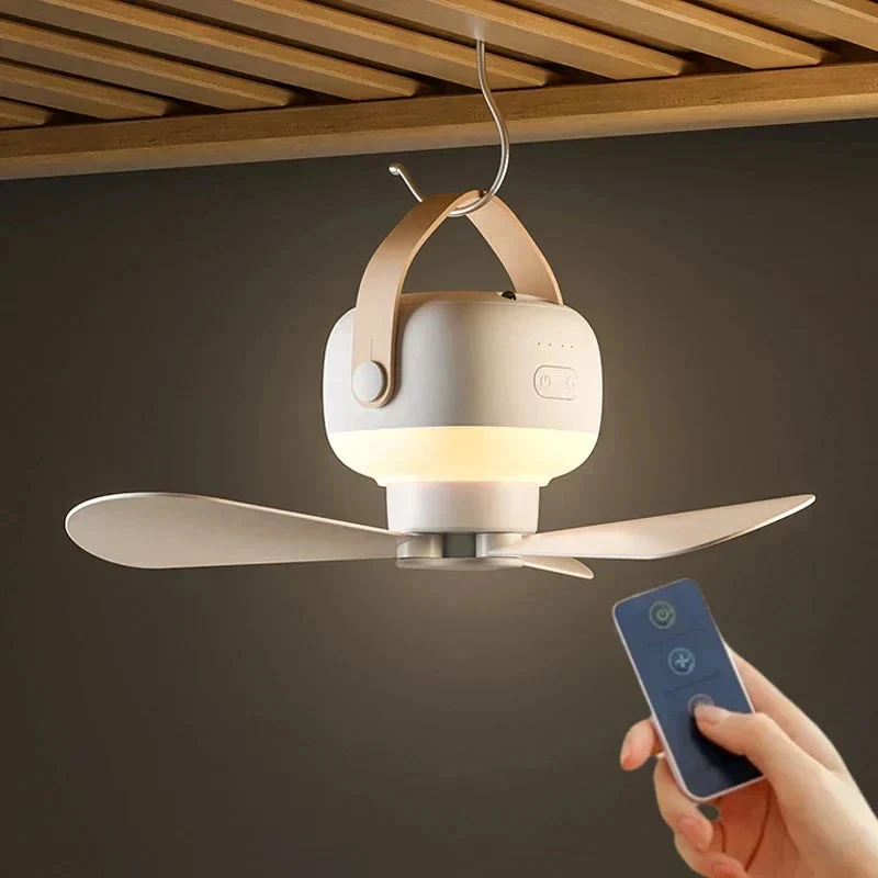 Moderne Plafondventilator met Lamp en Afstandsbediening voor Woonkamer en Slaapkamer