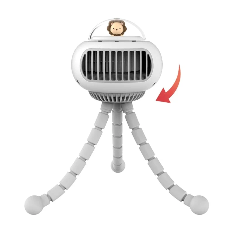 Draagbare Kinderwagenventilator Flexibel