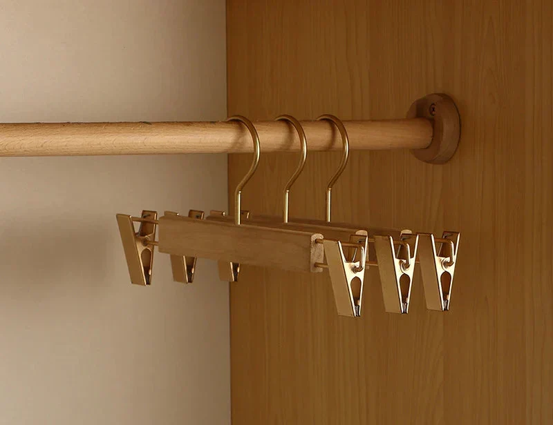 Overhemdhangers Hout Set van 2 Antislip Brede Schouder | Sansoti