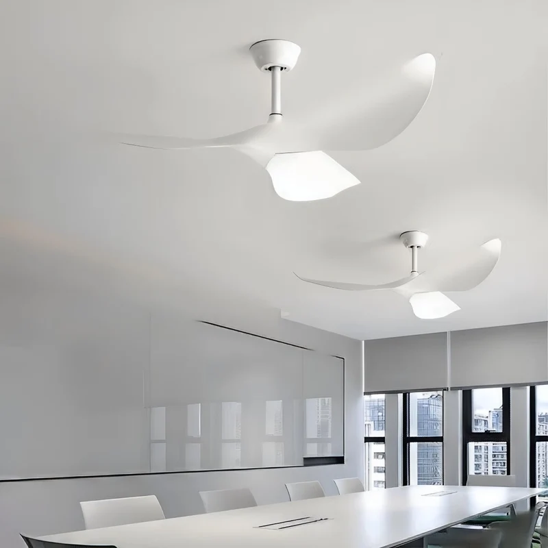 Plafondventilator Zonder Lamp DC Motor 3 Wieken Wit Slaapkamer Woonkamer Stille Ventilator Eetkamer Omkeerbaar 6 Snelheden Afstandsbediening | Sansoti