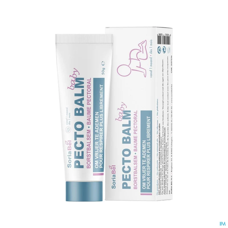 Soria Pecto Balm Baby | 50g Balsem | Verkoudheid Baby's