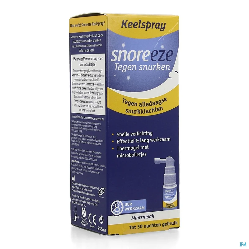 Snoreeze Keelspray 235ml - Effectieve Anti-Snurk Spray voor Direct Resultaat
