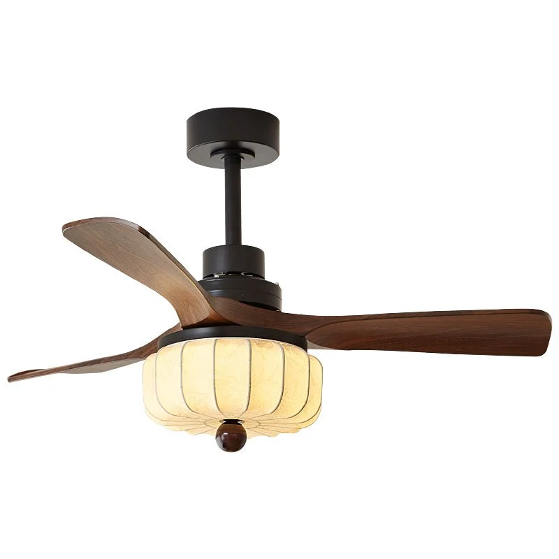 Vintage Plafondventilator met Verlichting en Afstandsbediening – Modern Design met 6 Snelheden | Sansoti