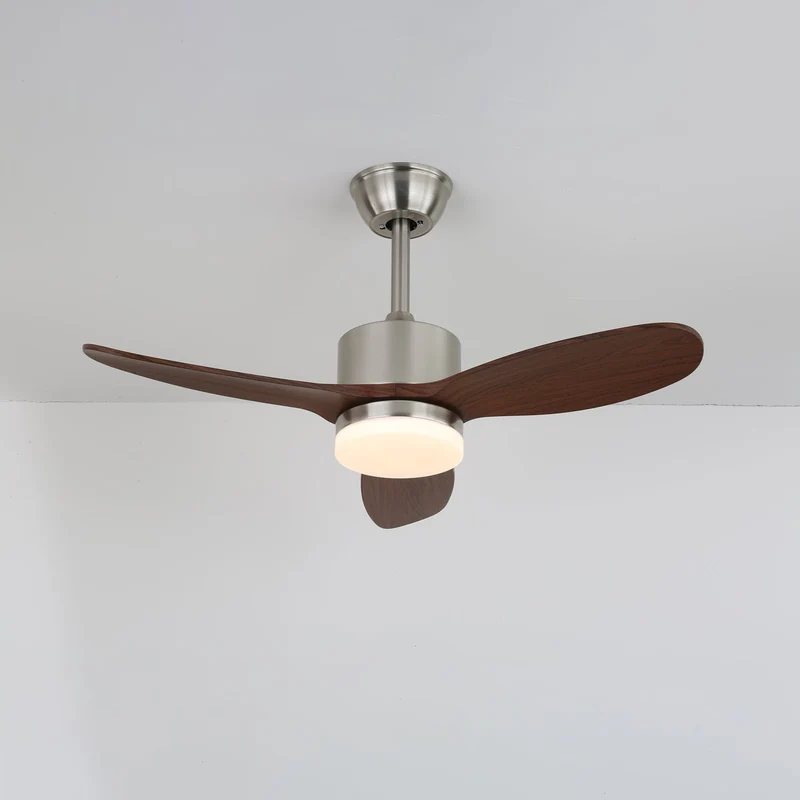Plafondventilator met Verlichting 106cm of 132cm Design Modern 6-Snelheden Variabele Frequentie Motor voor Slaapkamer Woonkamer met Afstandsbediening | Sansoti