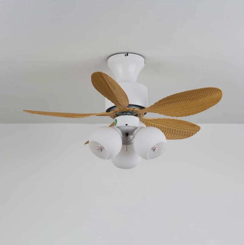 Plafondventilator Althea Vintage met Verlichting en Afstandsbediening 80 cm | Sansoti