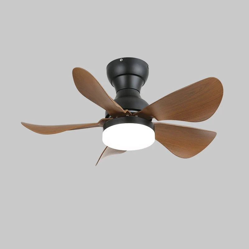 Plafondventilator met Geïntegreerde LED-verlichting Houteffect 74cm | Sansoti