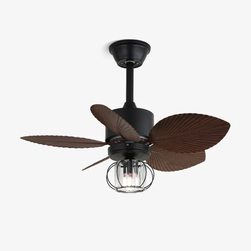 Industriële Plafondventilator Caden met Verlichting – 6 Snelheden – Afstandsbediening – Ø76 cm | Sansoti