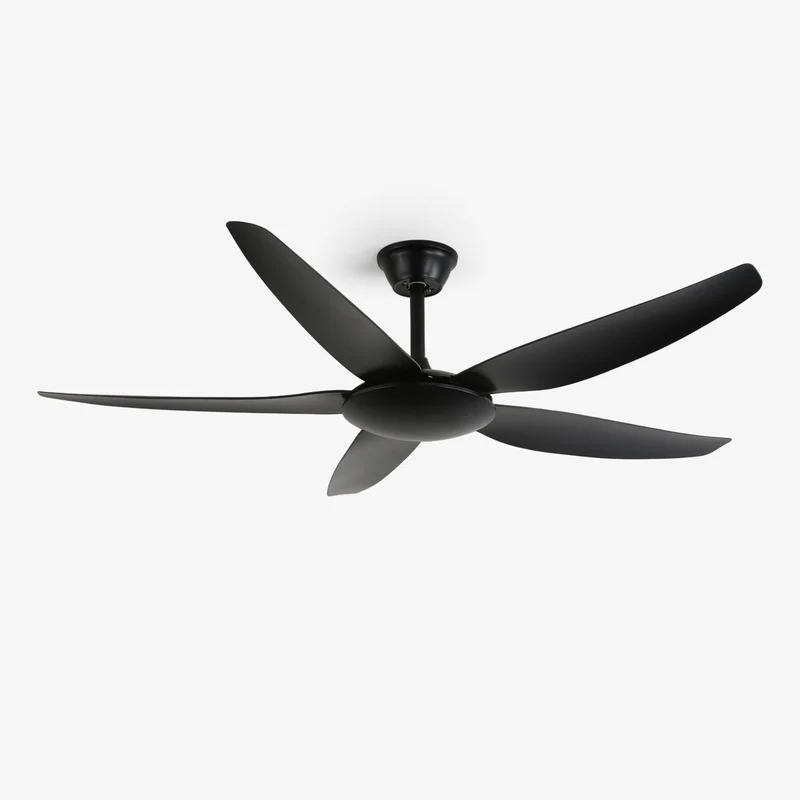 Minimalistische Plafondventilator met Verlichting Ø132 cm — 6 Snelheden & Afstandsbediening | Sansoti