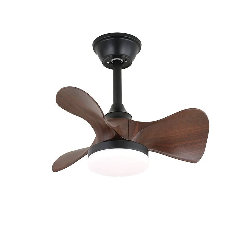 Plafondventilator met Verlichting Scandinavisch Design Zwart Hout 61-80cm | Sansoti