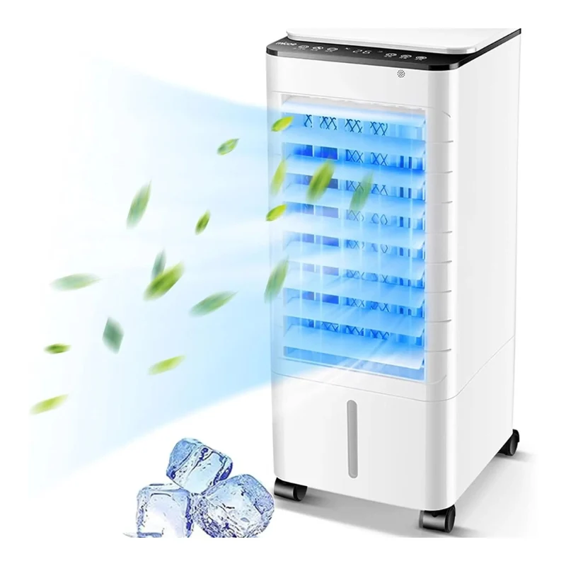 Draagbare Mobiele Aircooler 3-in-1 met 7L Watertank en Afstandsbediening – Energiezuinige Luchtbevochtiger met Timer voor Thuis en Kantoor | Sansoti
