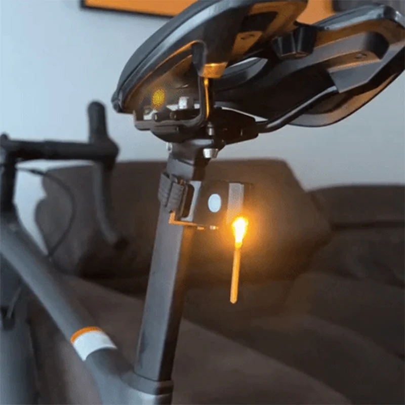 LED Achterlicht voor Fiets 40 Lumen Zichtbaarheid Veilig Fietsen Dag en Nacht Racefiets | Sansoti
