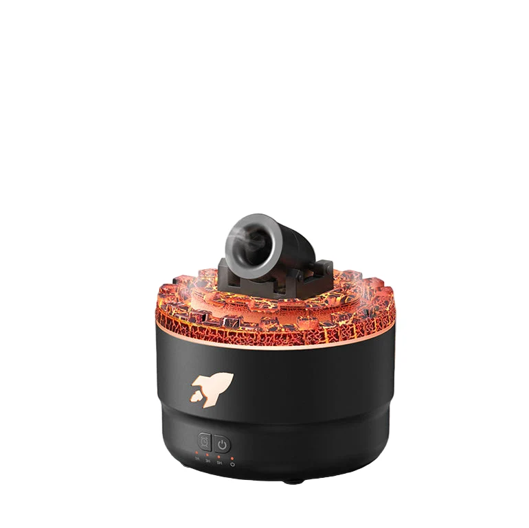 Luchtbevochtiger en Aroma Diffuser met Nachtlampje en Lava Effect