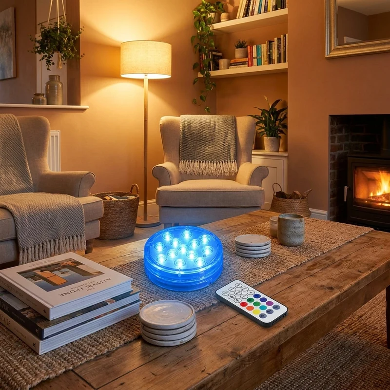 Onderwaterlamp met Afstandsbediening 13 LED's Waterproof Zwembadverlichting | Sansoti