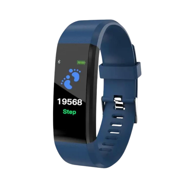 Digitaal Polshorloge met Hartslagmeter Stappenteller en Gezondheidstracking voor Senioren Actieve Levensstijl | Sansoti