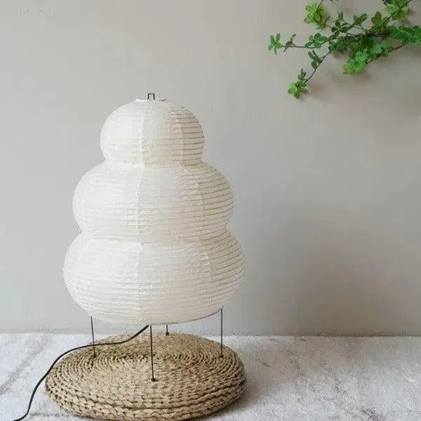Vloerlamp Wabi Sabi Rijstpapier 60cm Japandi Design | Sansoti