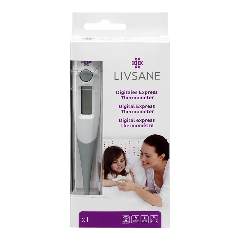 LIVSANE Digitale Thermometer | 1 stuk | Temperatuurmeter