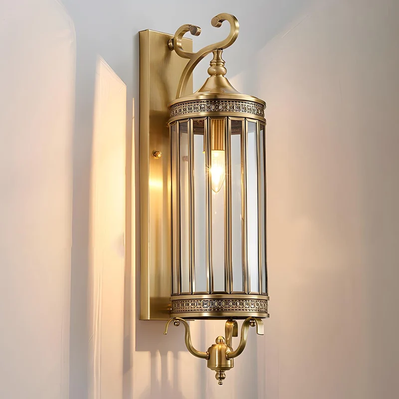 Waterdichte Vintage Buiten Wandlamp Met Mid Century Design En Warm LED Licht | Sansoti