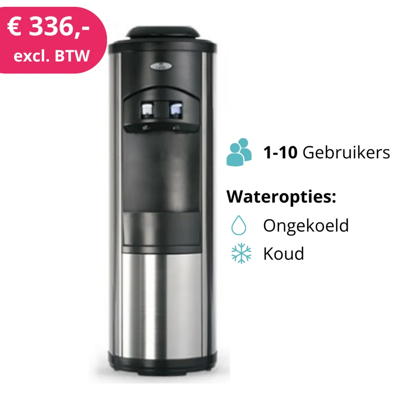 Leidingwaterkoeler Quarrtz koud/kamer | 1 tot 10 gebruikers (5,9 liter / uur)